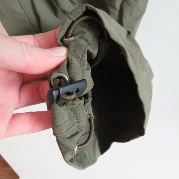 TITLE NINE Clamber Hiking Outdoor Pants in Khaki Green Gorpcore - Size US 12 - Picture 7 of 14